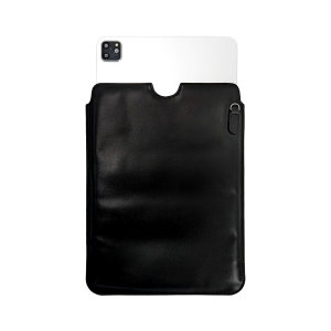Olixar Universal 11" Black Leather-Style Sleeve - For iPad Air 6 11" 2024