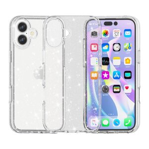 Olixar Clear Glitter Tough Case - For iPhone 17
