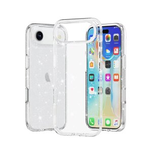 Olixar Clear Glitter Tough Case - For iPhone 17 Air