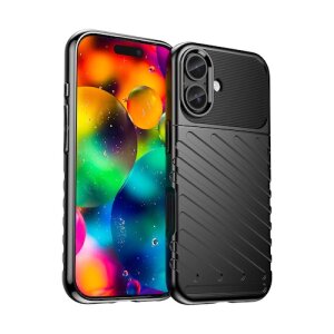 Olixar Black Thunder Tough Case - for iPhone 17