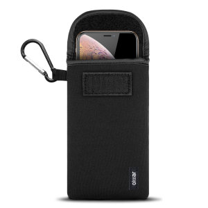 Olixar Neoprene Universal Smartphone Pouch Case - Black