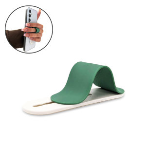 Lovecases Matte Green Reusable Phone Loop and Stand