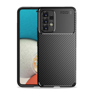Olixar Carbon Fibre Black Case - For Samsung Galaxy A53 5G