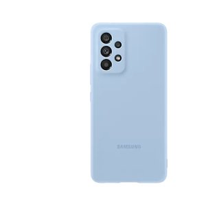 Official Samsung Artic Blue Silicone Cover Case - For Samsung Galaxy A53 5G