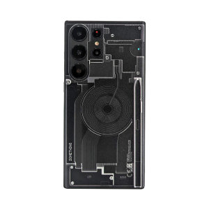 Olixar Black Circuit Board Graphic Hybrid Skin - For Samsung Galaxy S23 Ultra