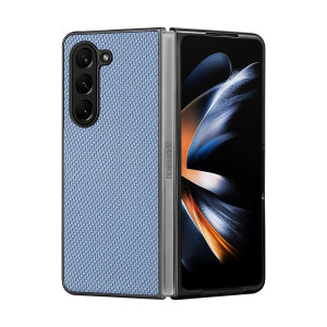 Olixar Light Blue Carbon Fibre Case - For Samsung Galaxy Z Fold5