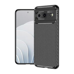 Olixar Black Carbon Fibre Case - For Google Pixel 8