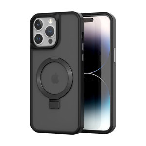 Olixar Black MagSafe Stand Case - For iPhone 15 Pro