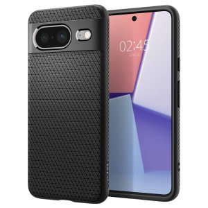 Spigen Liquid Air Matte Black Case - For Google Pixel 8