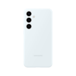 Official Samsung White Silicone Case - For Samsung Galaxy S24 Plus